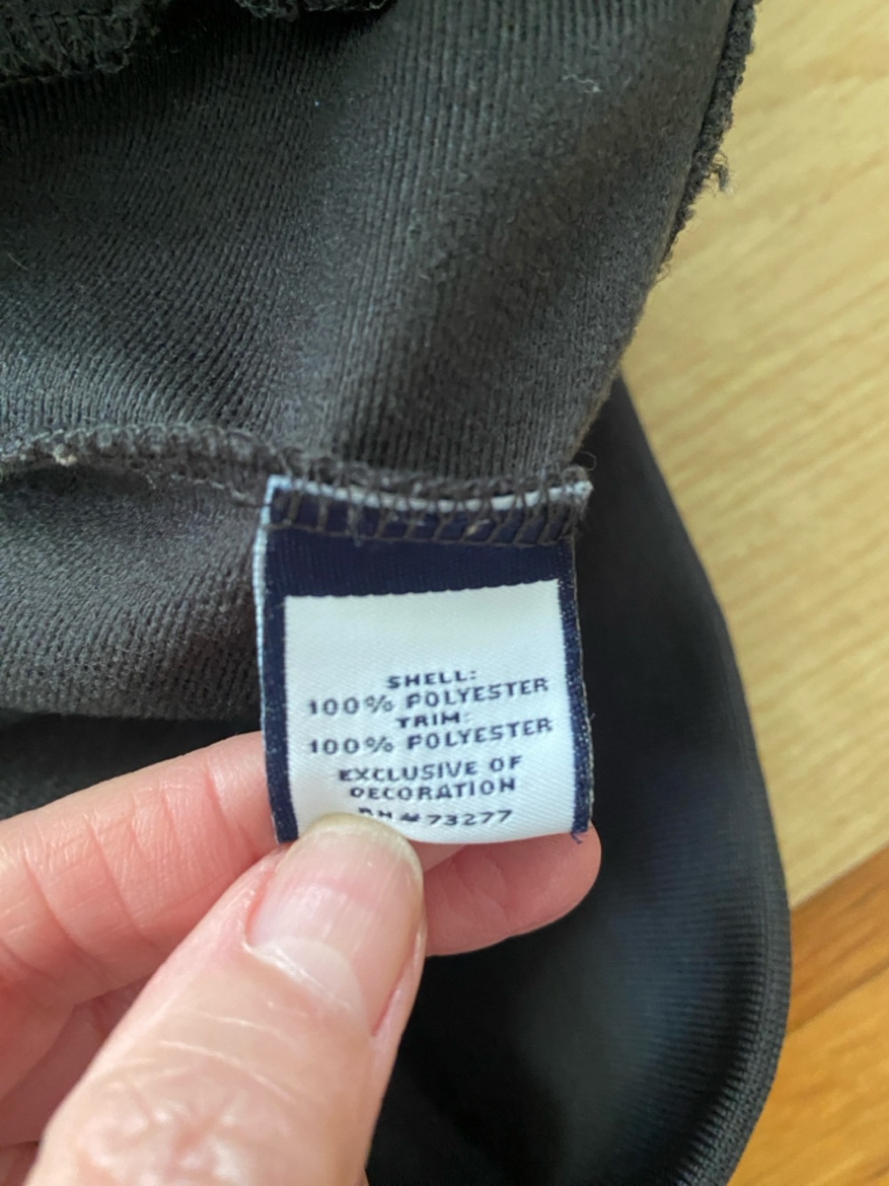 FILA VINTAGE  Black Track Jacket with Blue Trim ITALIA 🇮🇹 - Picture 10 of 16